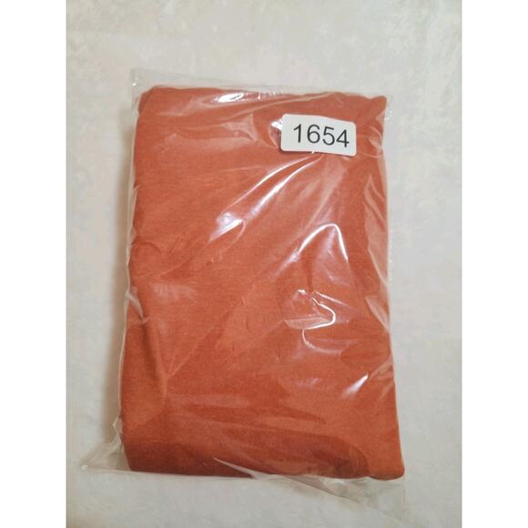 Carhartt Tshirt Mens 2XL Orange Long Sleeve Crew Neck Tee Shirt Loose Fit Logo - Picture 10 of 10